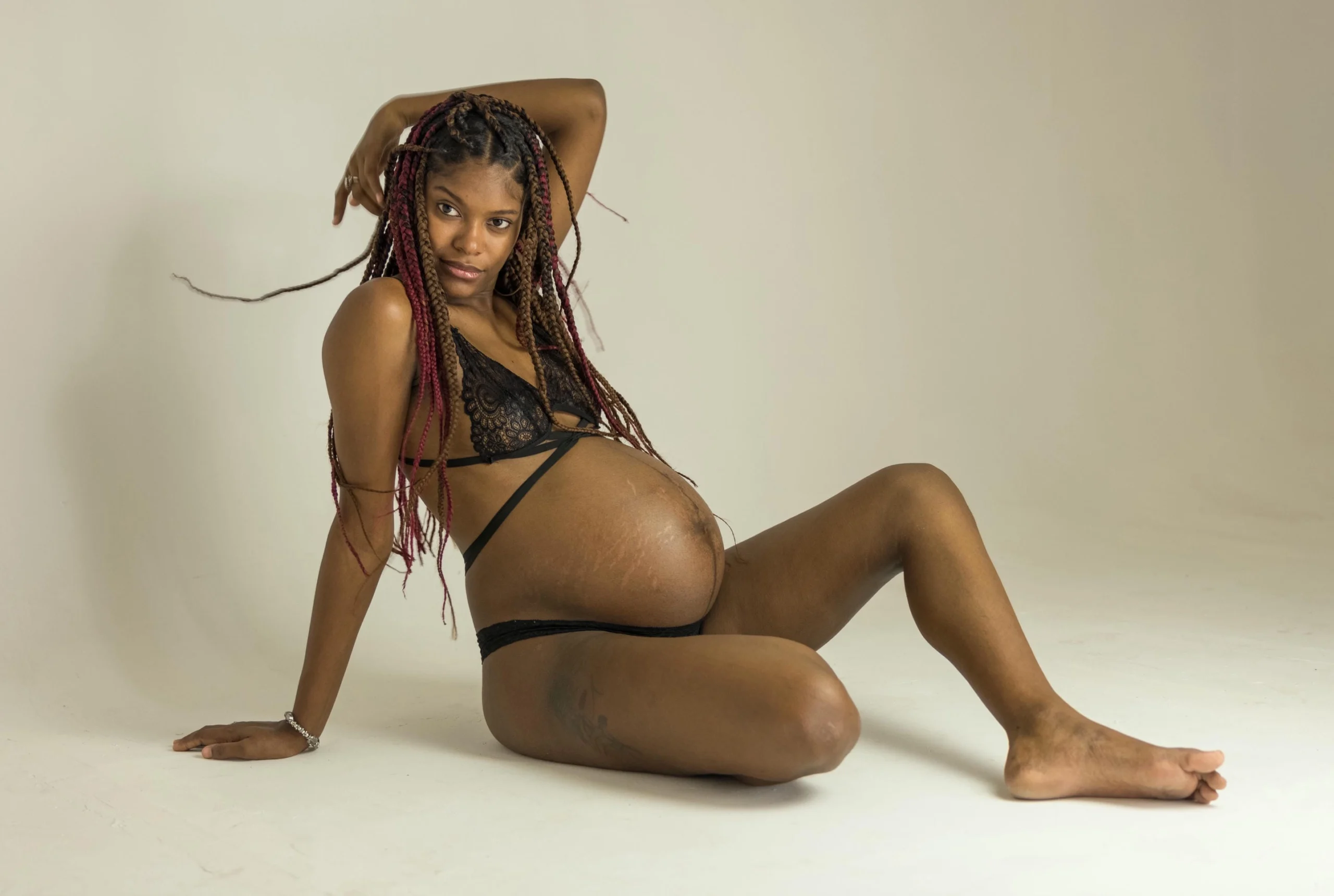 Sesión de Fotos Prenatales en Estudio - Punta Cana