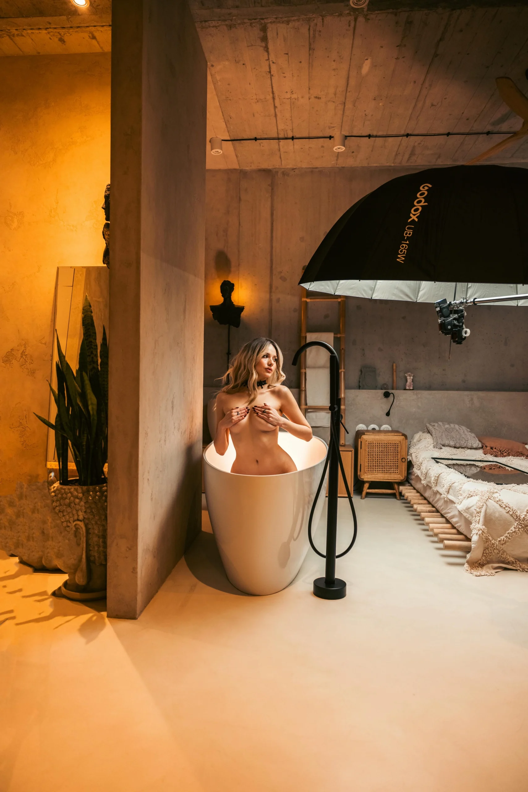 sesión boudoir para cumpleaños estudio RD